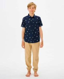 Paradise Palms Shirt - Boys (8-16 Years) -Wetsuits Ready 004bsh 0049 4