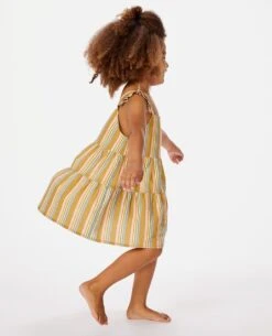 Dreamer Stripe Dress - Girls (0-6 Years) -Wetsuits Ready 005jdr 3282 3
