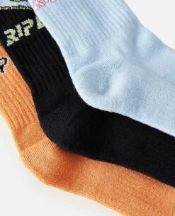 Boys Diamond Crew Sock - 3 Pack 9 Boys Diamond Crew Sock - 3 Pack -Wetsuits Ready 006bso 1691 4