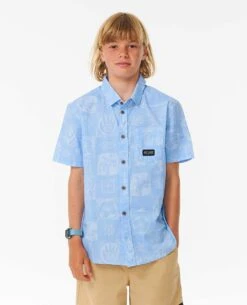 Pure Surf Short Sleeve Shirt - Boys (8-16 Years)