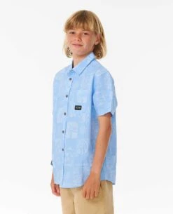 Pure Surf Short Sleeve Shirt - Boys (8-16 Years) -Wetsuits Ready 00gbsh 7098 3