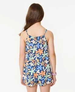 Holiday Tropics Romper - Girls (8-14 Years) -Wetsuits Ready 00ggdr 3282 3