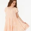 Premium Surf Stripe Dress - Girls (1-8 Years) -Wetsuits Ready 00gjdr 0165 1