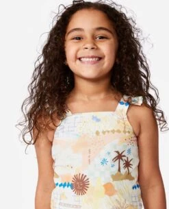 Sun Club Tankini Bikini Top - Girls (1-8 Years) -Wetsuits Ready 00ijsw 3282 3