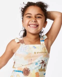 Sun Club Tankini Bikini Top - Girls (1-8 Years) -Wetsuits Ready 00ijsw 3282 4