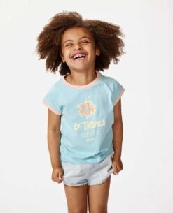 La Tropica Slogan Tee - Girls (1-8 Years) -Wetsuits Ready 00ojte 1080 2