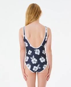 Desert Wave One Piece Swim Suit - Girl's (8-14 Years) -Wetsuits Ready 00pgsw 0431 3