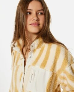 Kindred Palms Button Up Polar Fleece - Girls (8-14 Years) -Wetsuits Ready 00qgfl 0035 4