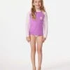 Icons UV Brushed Long Sleeve Rash Vest - Girls (1-8 Years) -Wetsuits Ready 00rjrv 8870 1