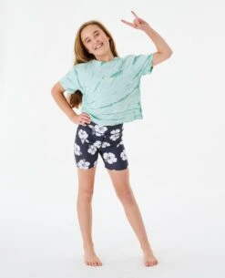 Desert Waves Crop Tee - Girl's (8-14 Years) -Wetsuits Ready 00xgte 0067 4 1