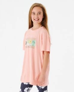Desert Waves Relaxed Tee - Girl's (8-14 Years) -Wetsuits Ready 011gte 0928 2