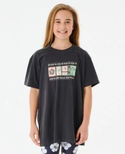 Desert Waves Relaxed Tee - Girl's (8-14 Years) -Wetsuits Ready 011gte 8264 1
