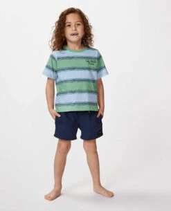 Shred Town Stripe Tee - Boys (1-8 Years)