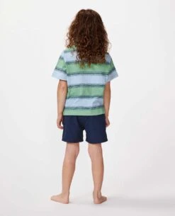 Shred Town Stripe Tee - Boys (1-8 Years) -Wetsuits Ready 014tte 9457 3 2