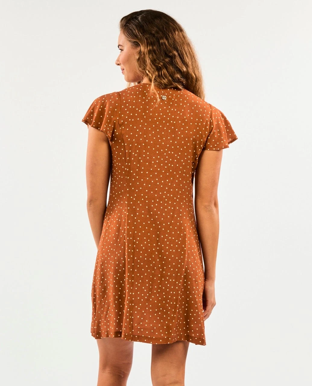 Dreamer Spot Button Through Dress 4 Dreamer Spot Button Through Dress - Image 2