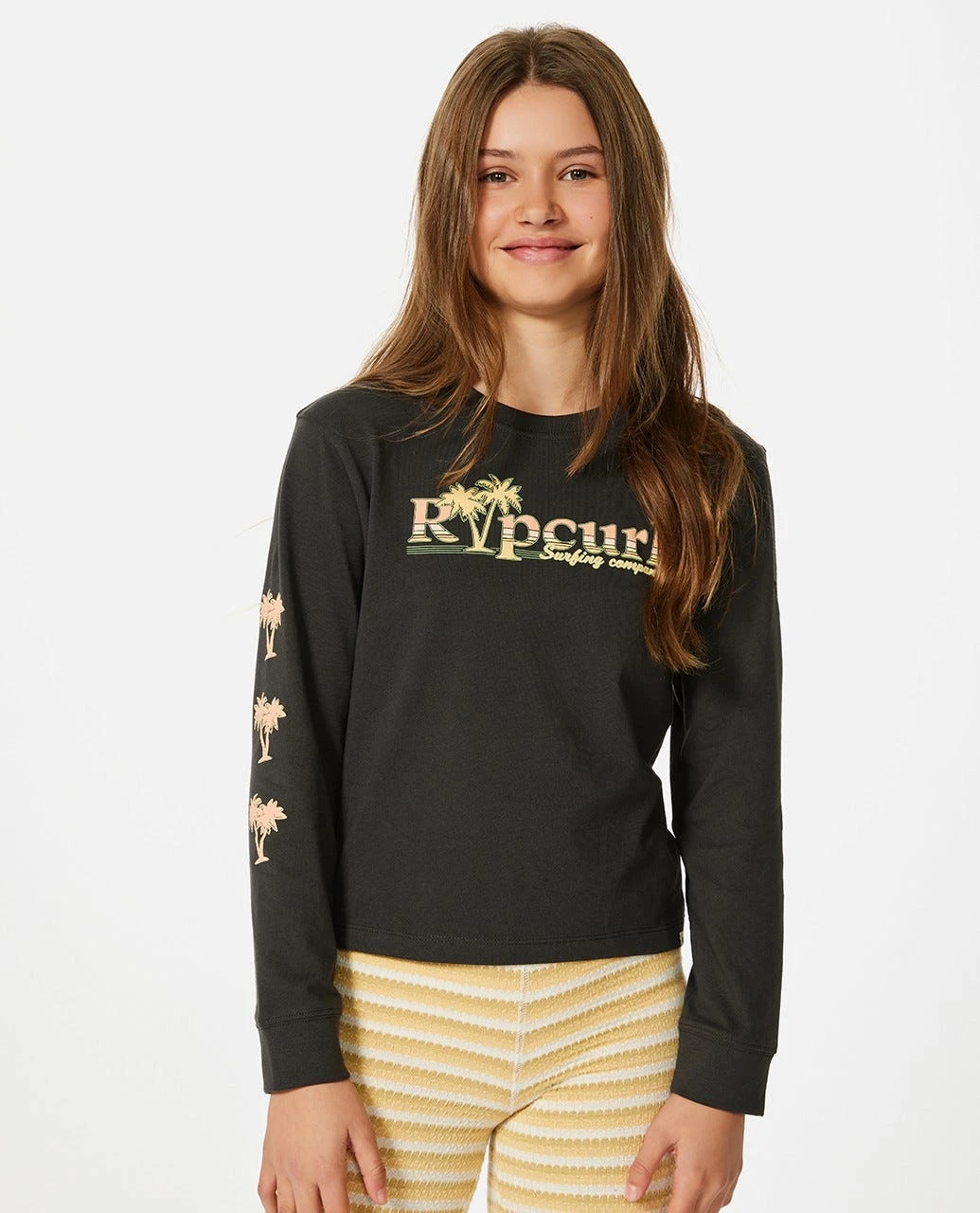 Surf Revival Long Sleeve Tee - Girls (8-14 Years) 3 Surf Revival Long Sleeve Tee - Girls (8-14 Years)