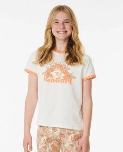Sun Catcher Ringer Tee - Girl (8-14 Years)