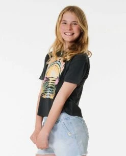 Glow Heritage Crop Tee - Girls (8-14 Years) 8 Glow Heritage Crop Tee - Girls (8-14 Years) -Wetsuits Ready 01xgte 8264 3