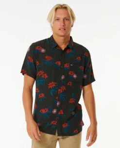 Sun Razed Floral Short Sleeve Shirt -Wetsuits Ready 01xmsh 8264 1