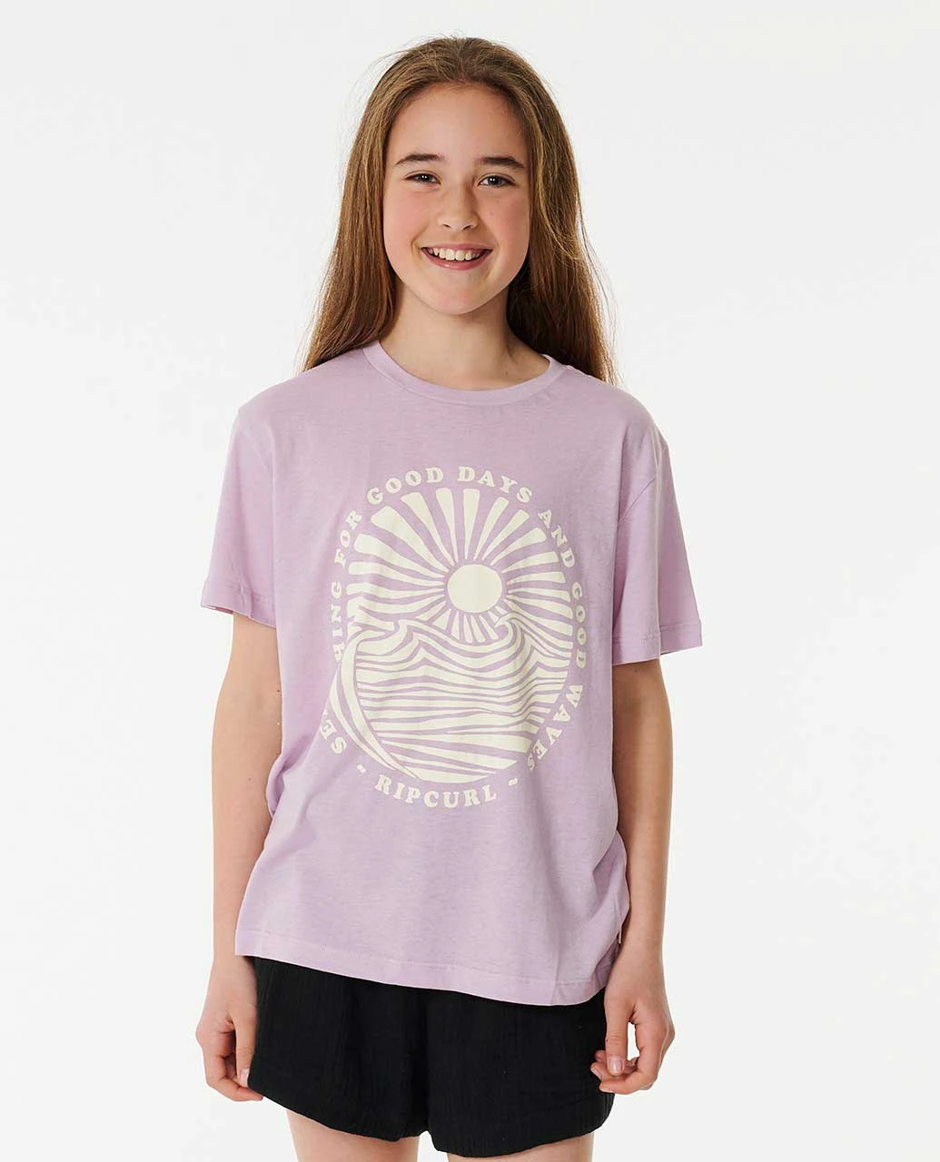 Good Waves Standard Tee - Girls (8-14 Years) 3 Good Waves Standard Tee - Girls (8-14 Years)