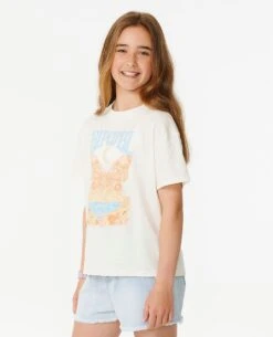 Butterfly Sun Tee - Girls (8-14 Years) -Wetsuits Ready 024gte 3021 2