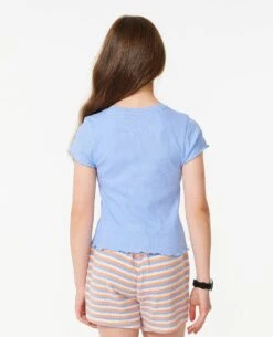 Sun Catcher Rib Tee - Girls (8-14 Years) -Wetsuits Ready 026gte 8962 3 1