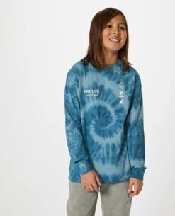 Shred Tie Dye Long Sleeve Tee - Boys (8-16 Years)