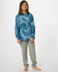Shred Tie Dye Long Sleeve Tee - Boys (8-16 Years) -Wetsuits Ready 02rbte 0046 3 1