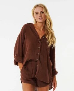 Premium Surf Long Sleeve Button Up Shirt -Wetsuits Ready 033wsh 1592 1