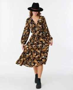 La Isla Long Sleeve Midi Dress -Wetsuits Ready 03gwdr 0090 4