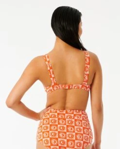 Summer Check Jacquard Crop Bikini Top -Wetsuits Ready 07twsw 8190 3 1