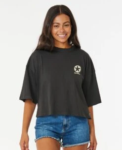 Flourish Heritage Crop Tee