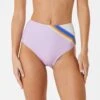 Sunrise Stripe High Waisted Good Coverage Bikini Bottom -Wetsuits Ready 0aawsw 0108 1