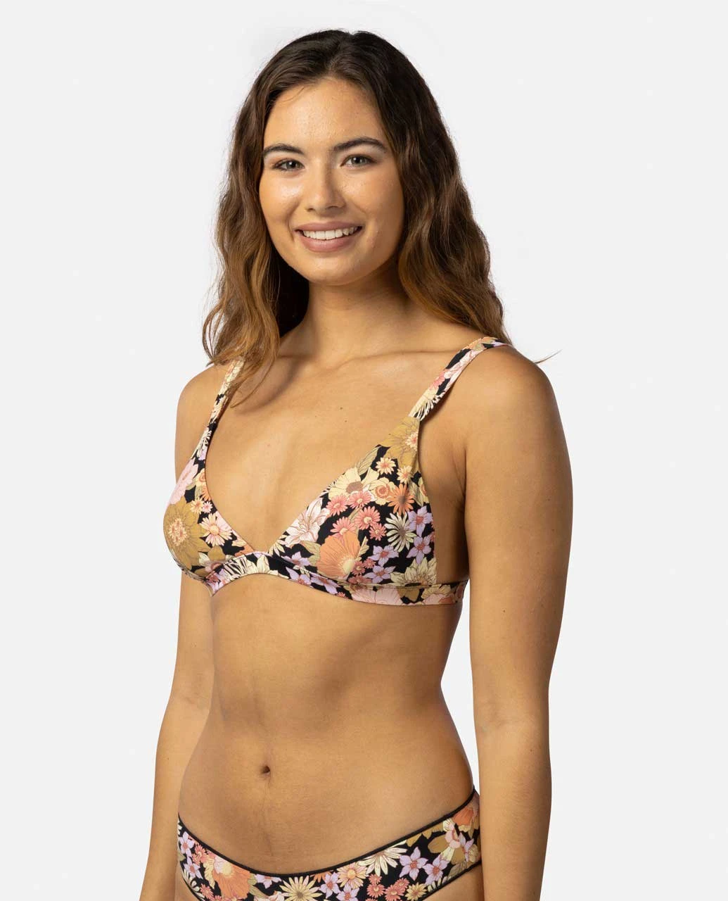 Mystic Floral Fixed Triangle Bikini Top 5 Mystic Floral Fixed Triangle Bikini Top - Image 3