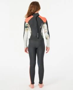Junior Girl's Dawn Patrol 4/3 Back Zip Wetsuit -Wetsuits Ready 111gfs 8059 3