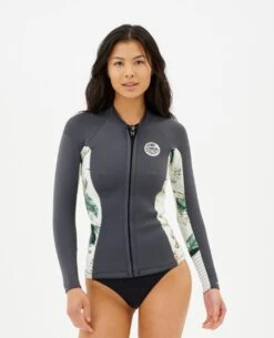 Women's 1.5mm On The Coast Dawn Patrol Wetsuit Jacket -Wetsuits Ready 111wwj 8059 3