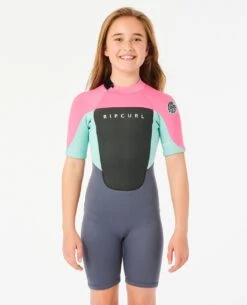 Juniors Omega Back Zip Springsuit Wetsuit