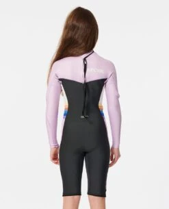 Girls Dawn Patrol 2mm Back Zip Long Sleeve Springsuit 7 Girls Dawn Patrol 2mm Back Zip Long Sleeve Springsuit -Wetsuits Ready 116gsp 0037 3