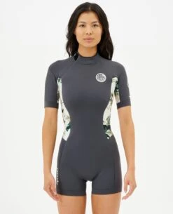 Women's On The Coast 2MM Dawn Patrol Short Sleeve Springsuit 8 Women's On The Coast 2MM Dawn Patrol Short Sleeve Springsuit -Wetsuits Ready 116wsp 8059 3