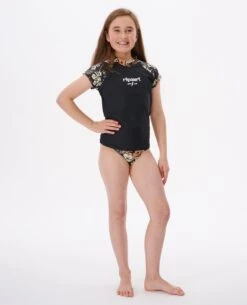 Cosmic Paradise Short Sleeve Rash Vest - Girls (8-16 Years) -Wetsuits Ready 119grv 8264 4 1