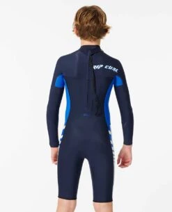 Boys Dawn Patrol Long Sleeve 2mm Back Zip Short Leg Wetsuit -Wetsuits Ready 11absp 0049 2