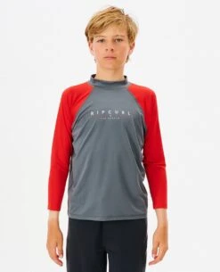 Shockwaves Long Sleeve UPF Rash Vest - Boys (8-16 Years)
