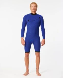 E-Bomb 2mm Zip Free Long Sleeve Short Leg Springsuit -Wetsuits Ready 11fmsp 0090 4