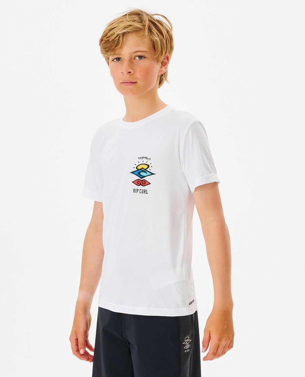 Icons Surflite Short Sleeve UPF Rashguards - Boys (8-16 Years) 4 Icons Surflite Short Sleeve UPF Rashguards - Boys (8-16 Years) - Image 2