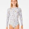 Cosmic Long Sleeve Surf Suit - Girls (8-16 Years) -Wetsuits Ready 11mgrv 3282 1
