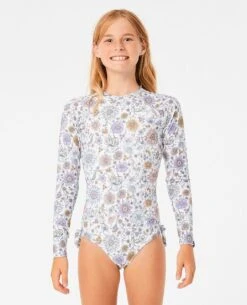 Cosmic Long Sleeve Surf Suit - Girls (8-16 Years)
