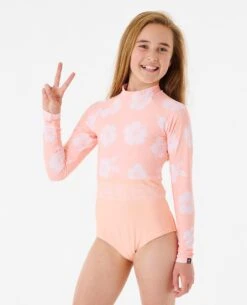 Desert Waves Long Sleeve Surf Suit - Girl's (8-16 Years)