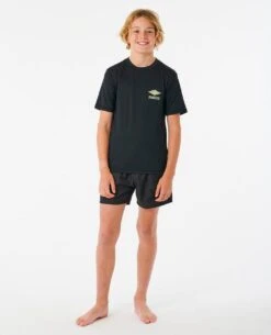 Tube Heads Short Sleeve UPF Rash Vest - Boy's (8-16 Years) -Wetsuits Ready 11qbrv 0090 4 1