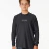 Pure Surf Logo UV Long Sleeve Rash Vest - Boys (8-16 Years)