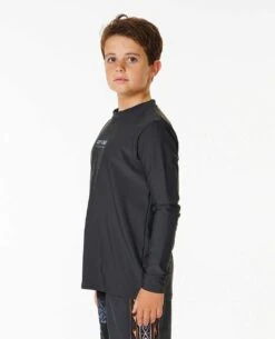 Pure Surf Logo UV Long Sleeve Rash Vest - Boys (8-16 Years) -Wetsuits Ready 11vbrv 8264 3 1